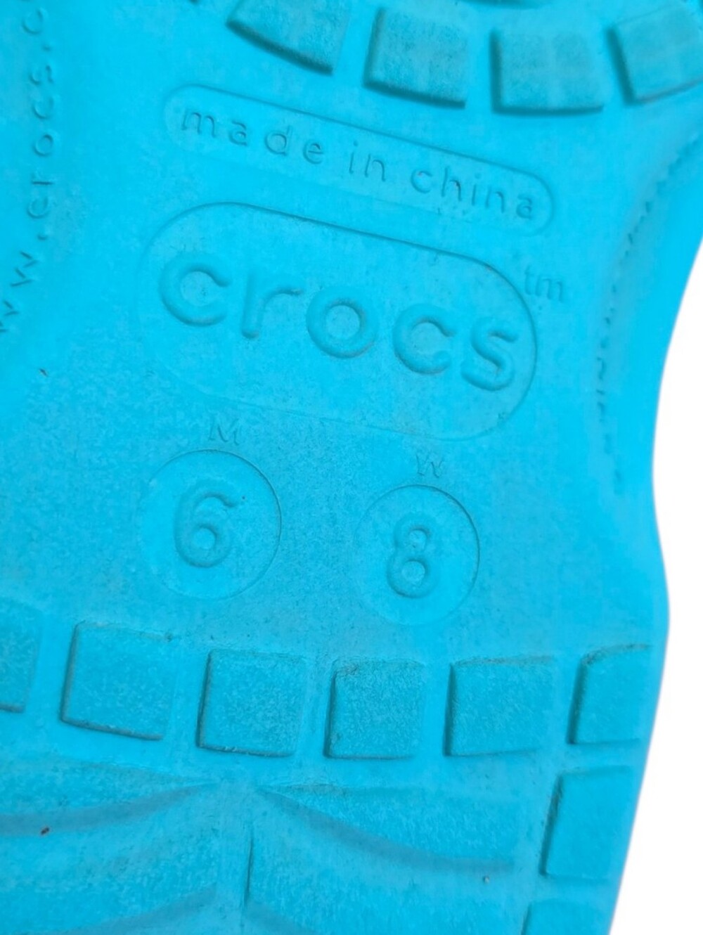 Crocs Classic Trubo Teal Clog Size M6 W8 - Picture 2 of 7